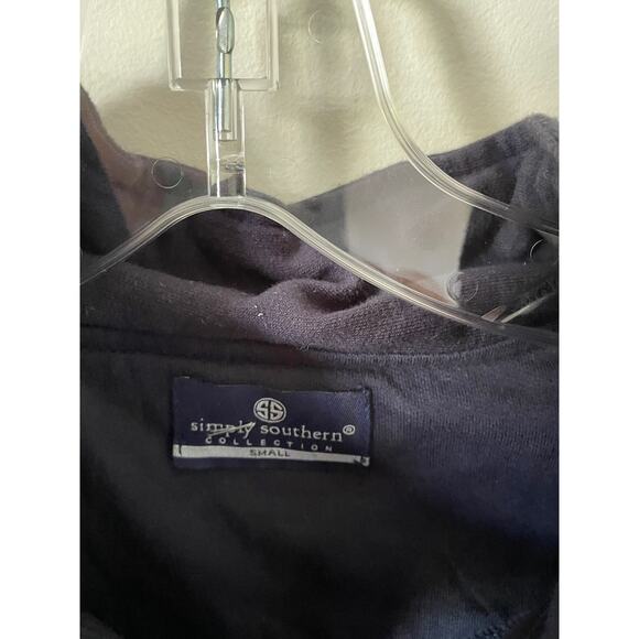 Simply Southern Turtles Whale Quarter Zip Pull Over Long Sleeve Shirt Blue Small - Picture 7 of 8